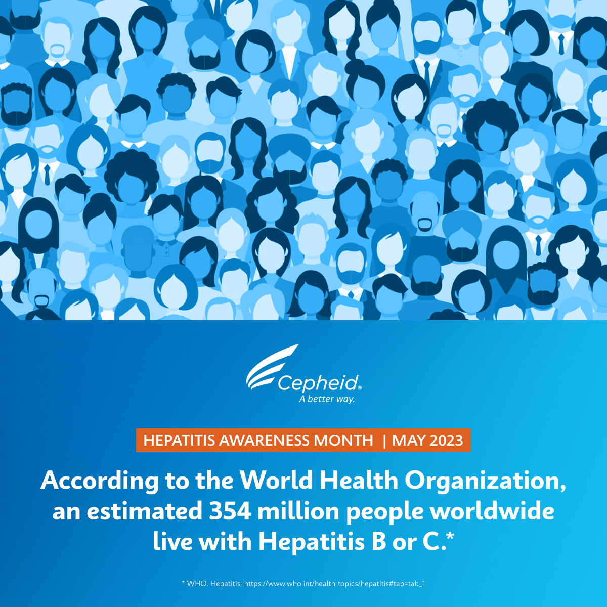 According to the WHO, an estimated 354 million people worldwide live with Hep B or C.* This Hepatitis Awareness Month highlights the importance of simplifying the testing process. Learn more: cepheid.com/en/tests/Virol…
*WHO. Hepatitis. who.int/health-topics/…