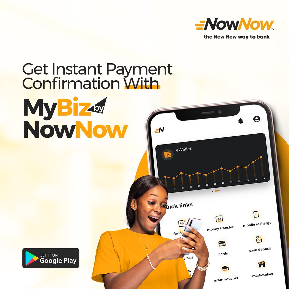 No more waiting for payment confirmation! With MyBizbyNowNow, you get instant confirmation for all your transactions.

Download MyBizbyNowNow and experience hassle-free payments.

#NowNow #InstantPayment