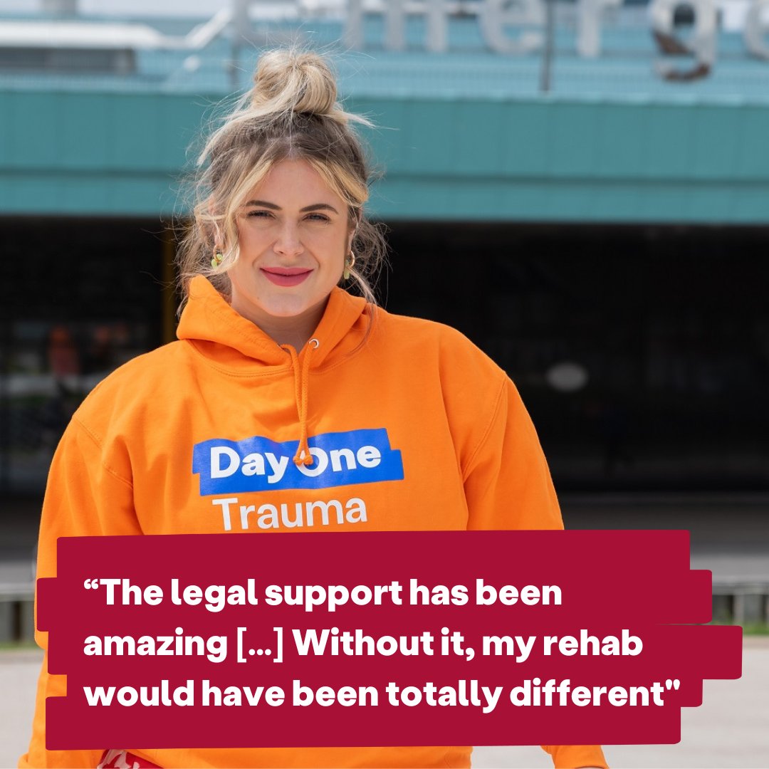 Day One Trauma Support (@dayonetrauma) on Twitter photo In 2021, <a href="/irwinmitchell/">Irwin Mitchell</a> was able to help Ruby fund specialist rehabilitation after she was hit by a car and suffered catastrophic injuries.
Irwin Mitchell also are regular Day One supporters, with a team taking part in Go Orange Day tomorrow and 100k in June later this month 🧡 In 2021, <a href="/irwinmitchell/">Irwin Mitchell</a> was able to help Ruby fund specialist rehabilitation after she was hit by a car and suffered catastrophic injuries.
Irwin Mitchell also are regular Day One supporters, with a team taking part in Go Orange Day tomorrow and 100k in June later this month 🧡