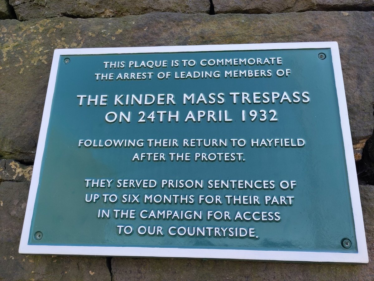 Parliament is debating #AccessToNature today. Let's remember that this has never been granted without a fight against those who think they own the land, and the repressive state that represents them.