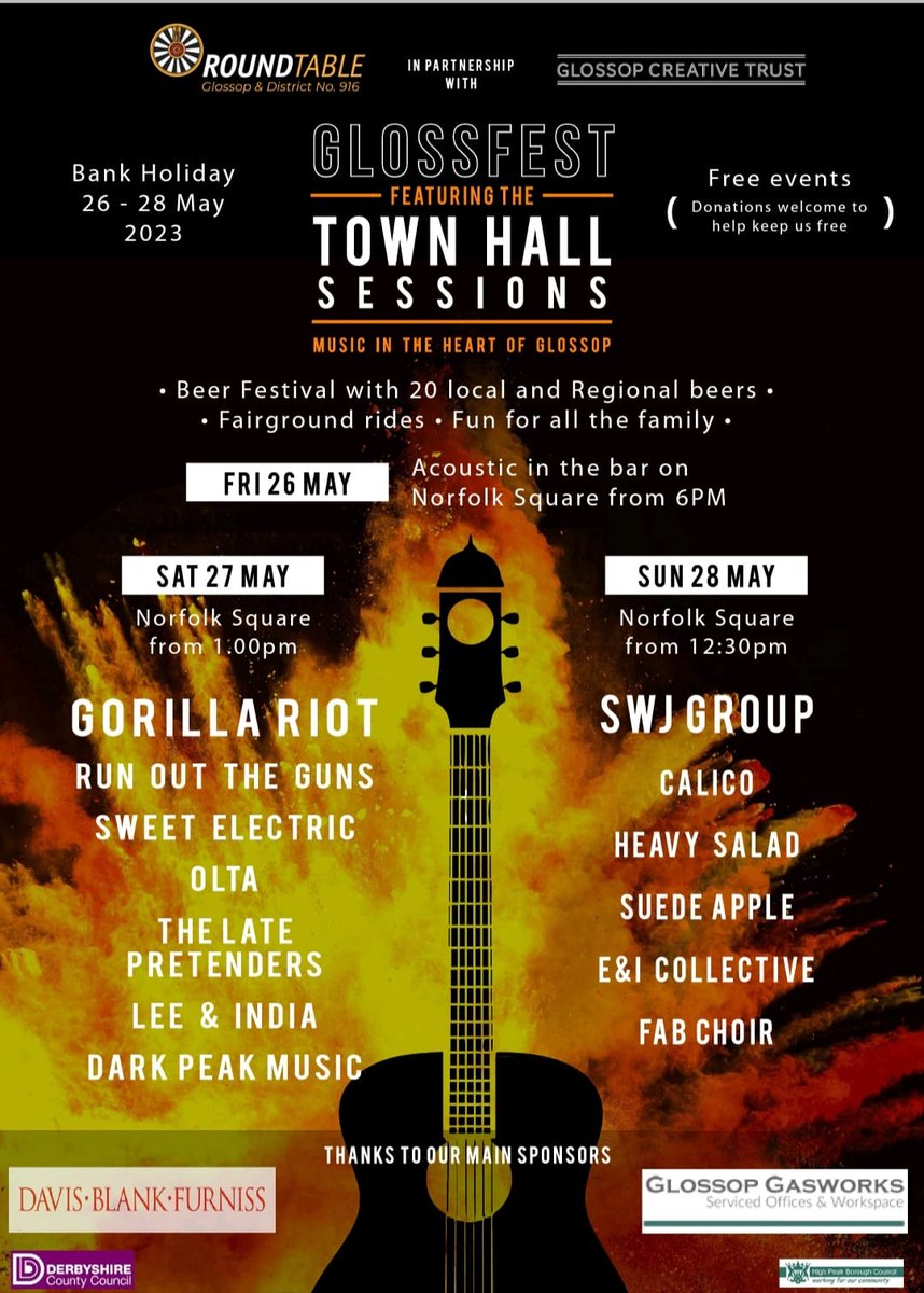 A massive thanks to our stage sponsors 
@DBF_LAW and <a href="/GlossopGasworks/">Glossop Gasworks</a> you have helped us put this event on