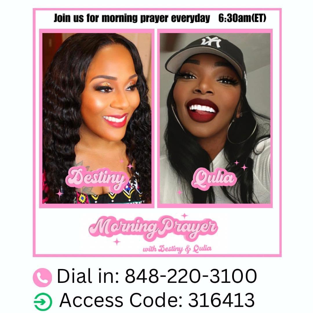 therealqulia's tweet photo. Join us in prayer this morning 💗 https://t.co/OubJJJPGwh