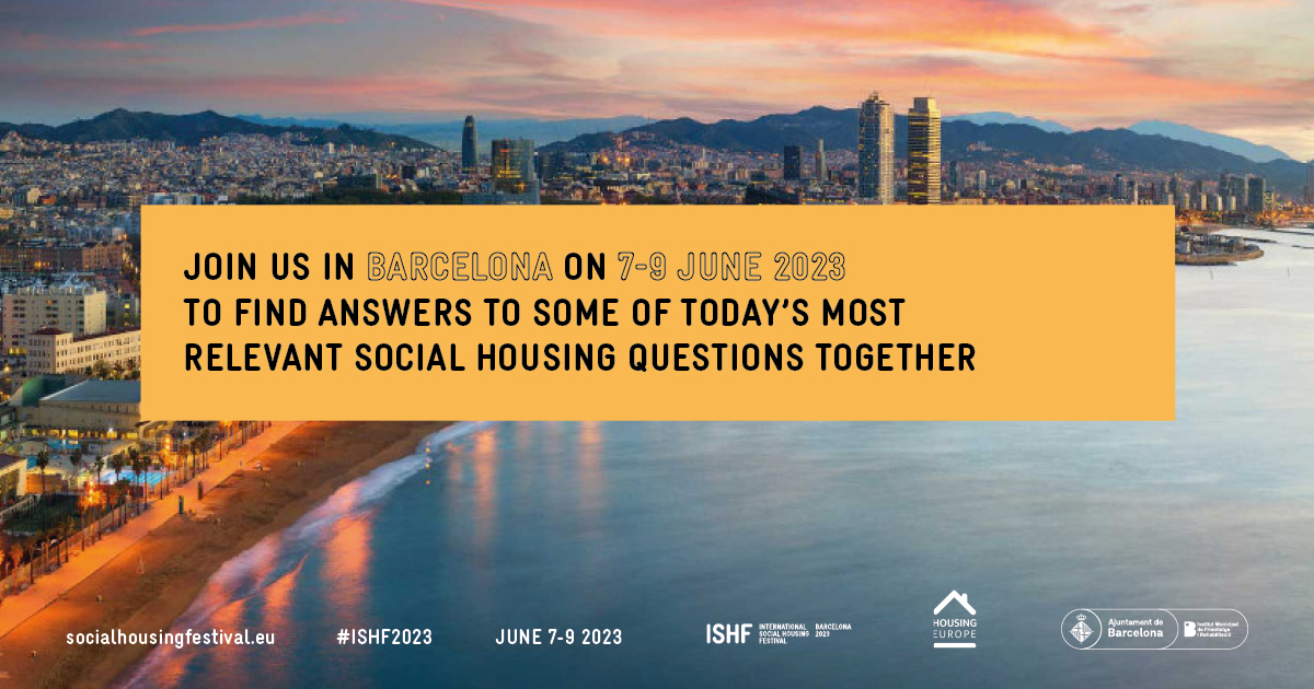 Are you planning  to join us in #Barcelona for the celebration of the #ISHF2023 ?
On our website, you can find practical information about accommodation, transport and hotel deals.
Find all the info 👉socialhousingfestival.eu/practical-info…
#SocialHousing #Right2Housing