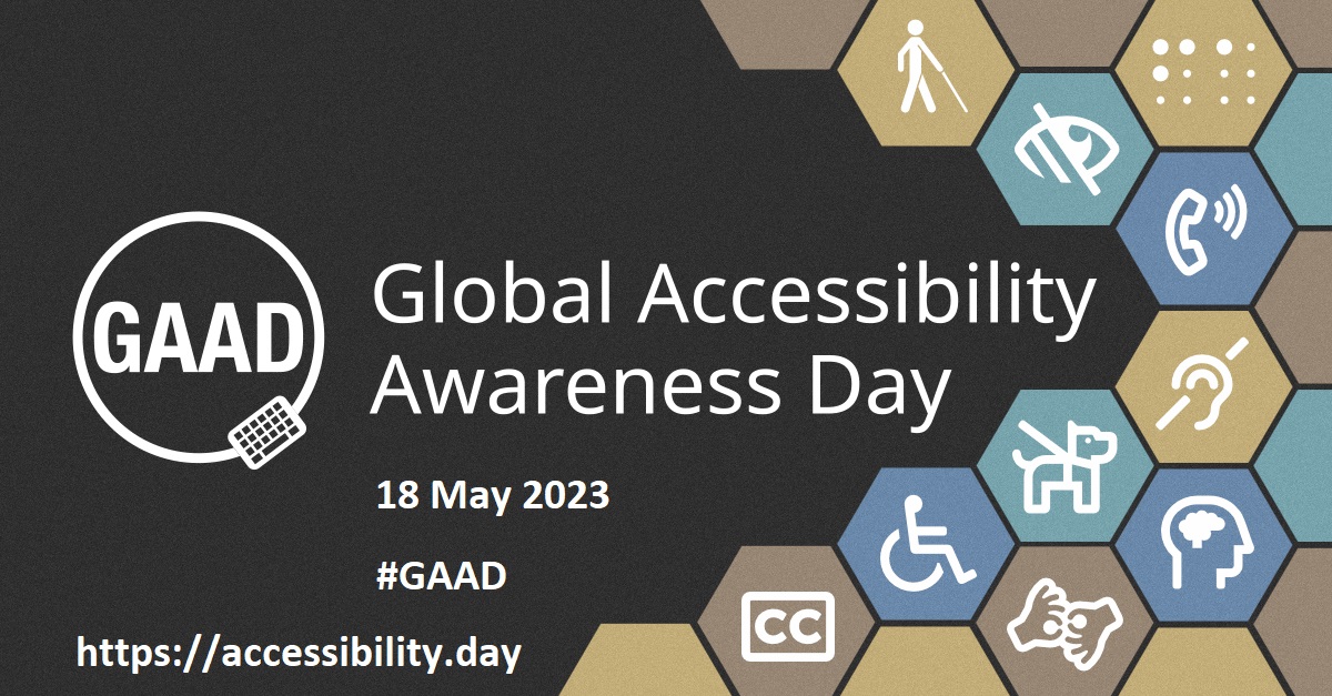 #GlobalAccessibilityAwarenessDay, 18 May – raises awareness about digital access & inclusion for over one billion people with disabilities or impairments. Global accessibility means ensuring everyone has the same opportunities for experiencing digital platforms #GAAD @gbla11yday