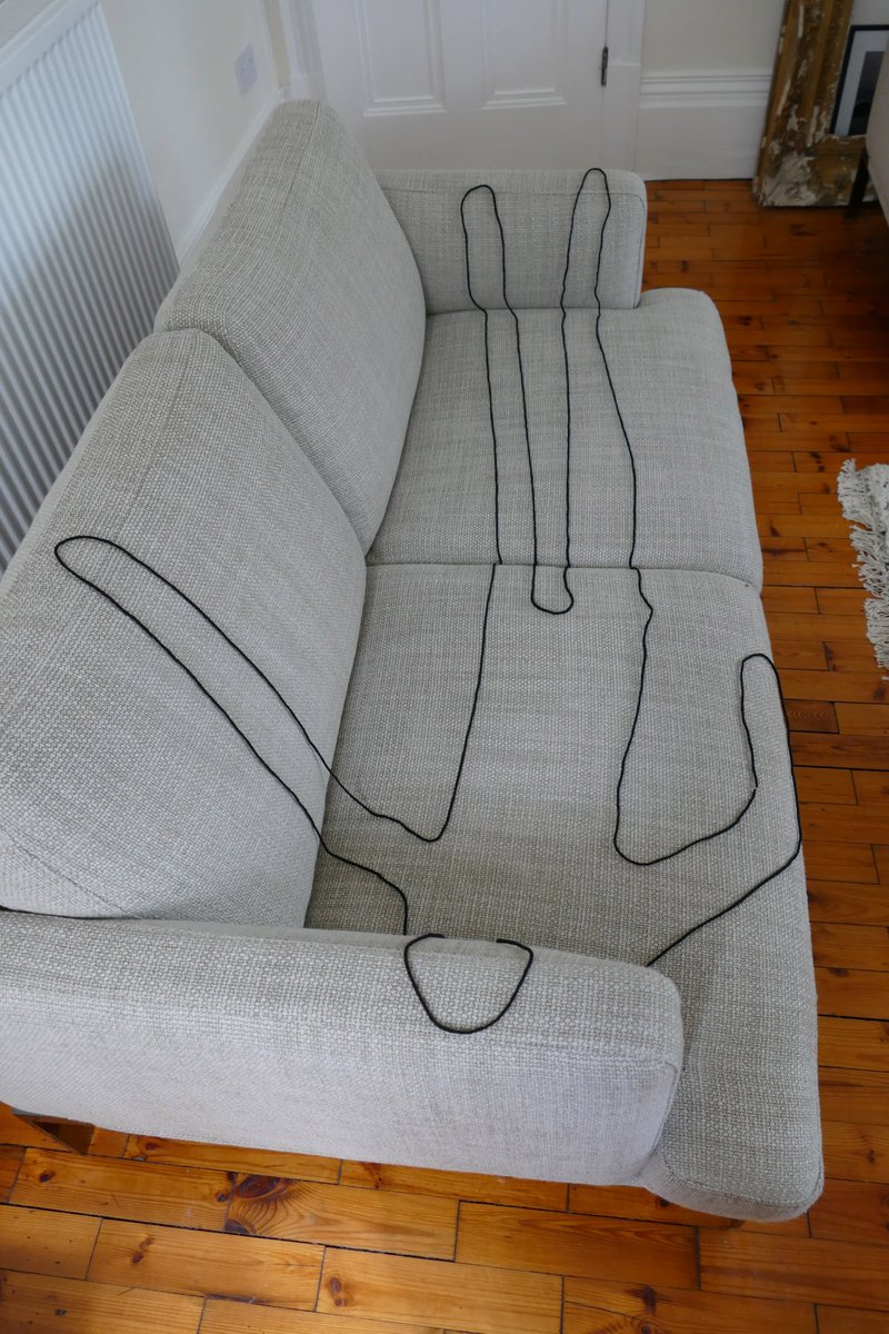 Rest by Susan Williams

I made this intervention during the first covid lockdown when I started using the rooms in my house and my furniture to make artwork hoping to capture some of the wider feelings and issues.
susanwilliamsart.com