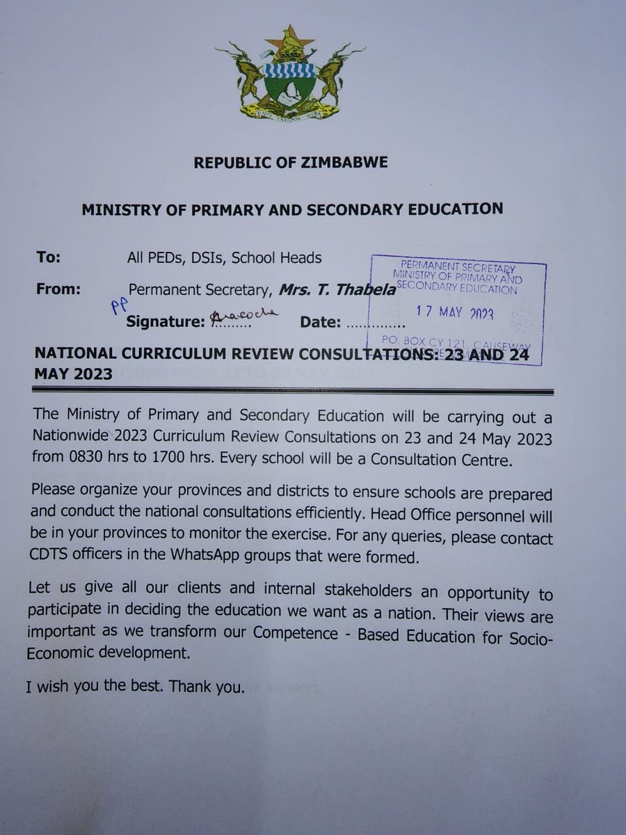 Take note and attend......