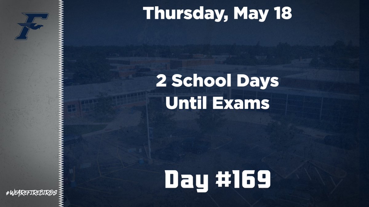 Day #169 -- Thursday, May 18, 2023

#WeAreFirebirds