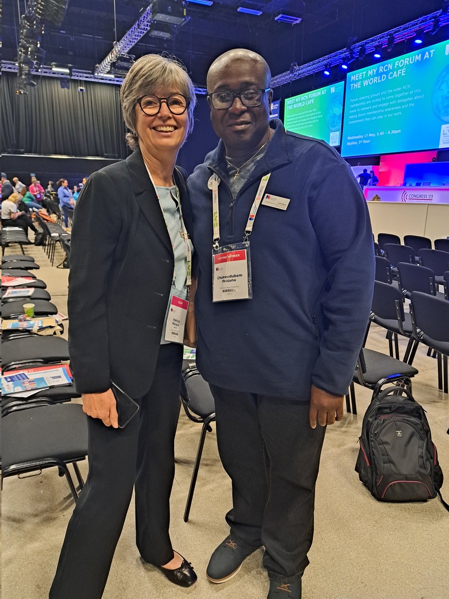 Sorry we didn't get to take one yesterday, but here we go <a href="/PMarquisRCN/">Patricia Marquis RN</a> #RCNCongress23