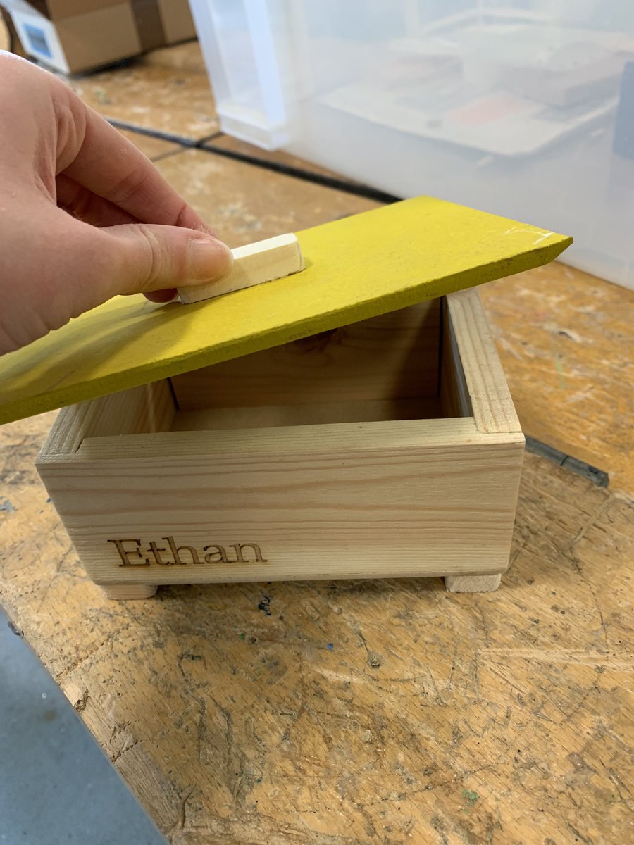 The first trinket box completed by one of our N2 pupils 🤩 @stpaulsdundee @StPaulsSfl