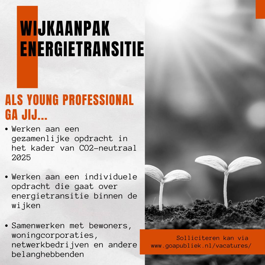 Ligt jouw interesse bij de energietransitie en ben jij klaar voor een nieuwe uitdaging? Lees de volledige vacature op onze website!