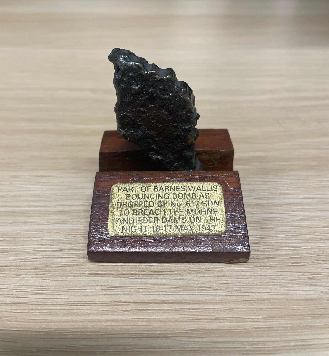 BofBBunker's tweet photo. This photo shows a piece of the Barnes Wallis bouncing bomb used during the #DambustersRaid
We'll be delivering two talks to commemorate this event.
🗓️20/05 at 11:30 Bunker Guide Chris Leworthy
🗓️27/05 at 2pm Historian Frank Pleszak
🎟️FREE/£5
👉https://t.co/IKAbVdnUPe https://t.co/DoFbjM9aX4