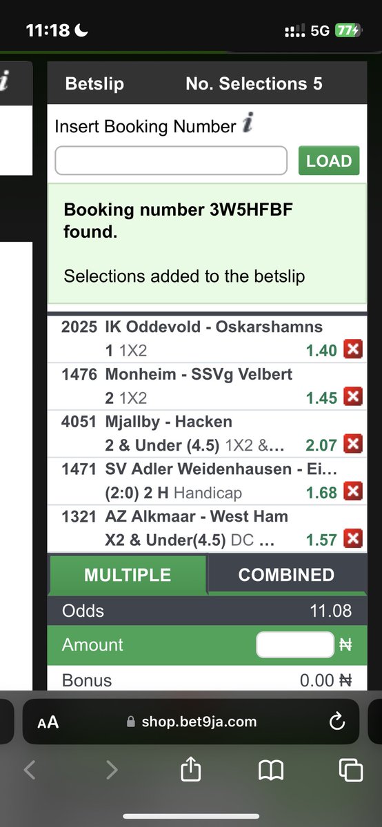 TomisinWhyte's tweet image. 11, 13 &amp;amp; 79 odds on Bet9ja

3W5HFBF

3W5J82P

3W5JTV5

RT🫶