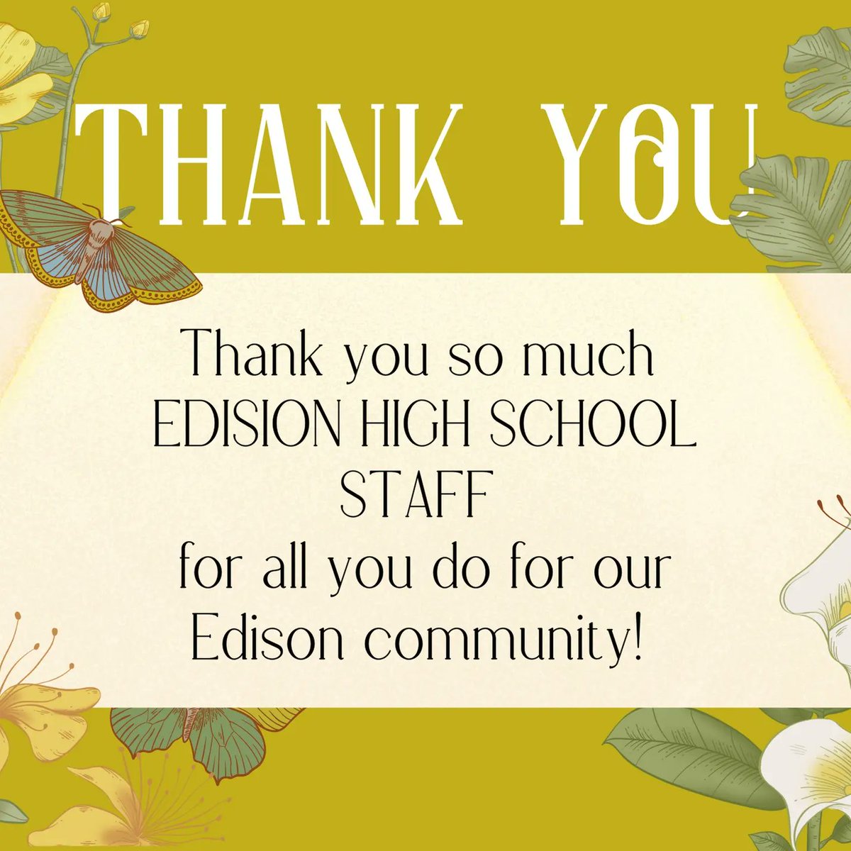 Thomas A. Edison High School PTSA tweet media