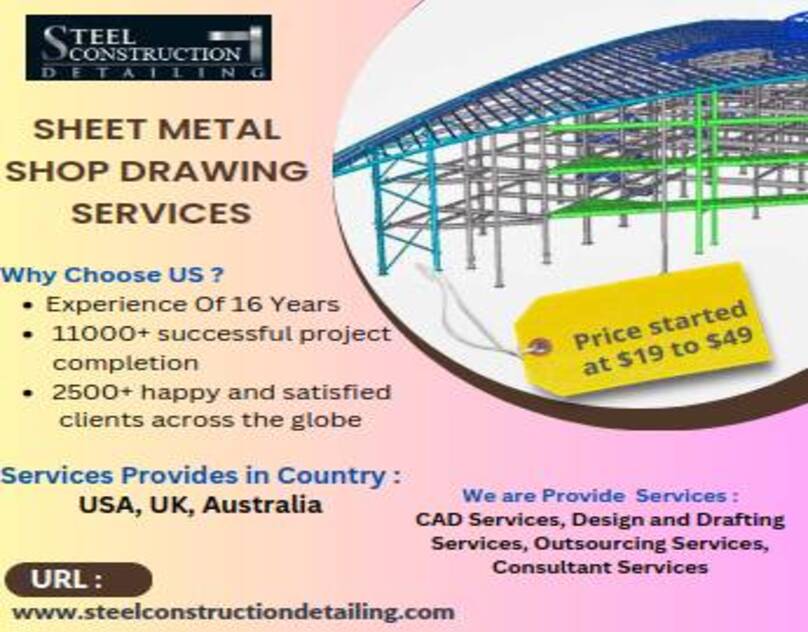 SteelConstruct6's tweet photo. #SiliconConstructionDetailing is giving the best #SheetMetalShopDrawingOutsourcingServices at a Reasonable price.
Our Website :
https://t.co/yTPaAstteP
#SheetMetalShopDrawing #SheetMetalDesign #SheetMetalDrafting #CADServices #SteelCad #USA #UK #Australia https://t.co/AC5zZ1uj1e