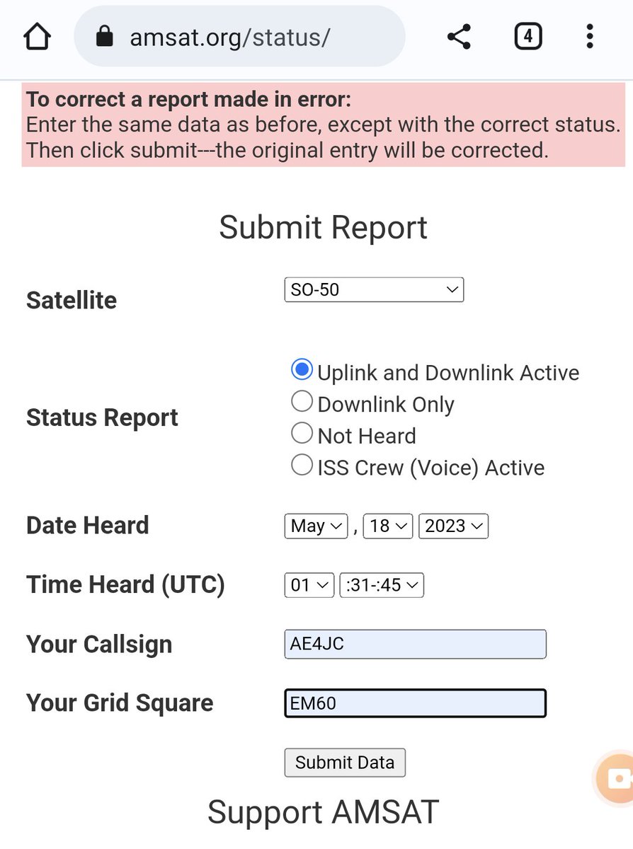 AE4JC's tweet photo. Here's a recording of a relatively busy #SAUDISAT @1C_SO50 #amsat pass last night over North America. Heard @DL6AP, @GeorgeC85130895, @KF6JLQ, @N6ELF, @XE1KW, @KN4ZUJ_EL89 and others. 73 to all! #hamradio https://t.co/oiuJHxba7b
