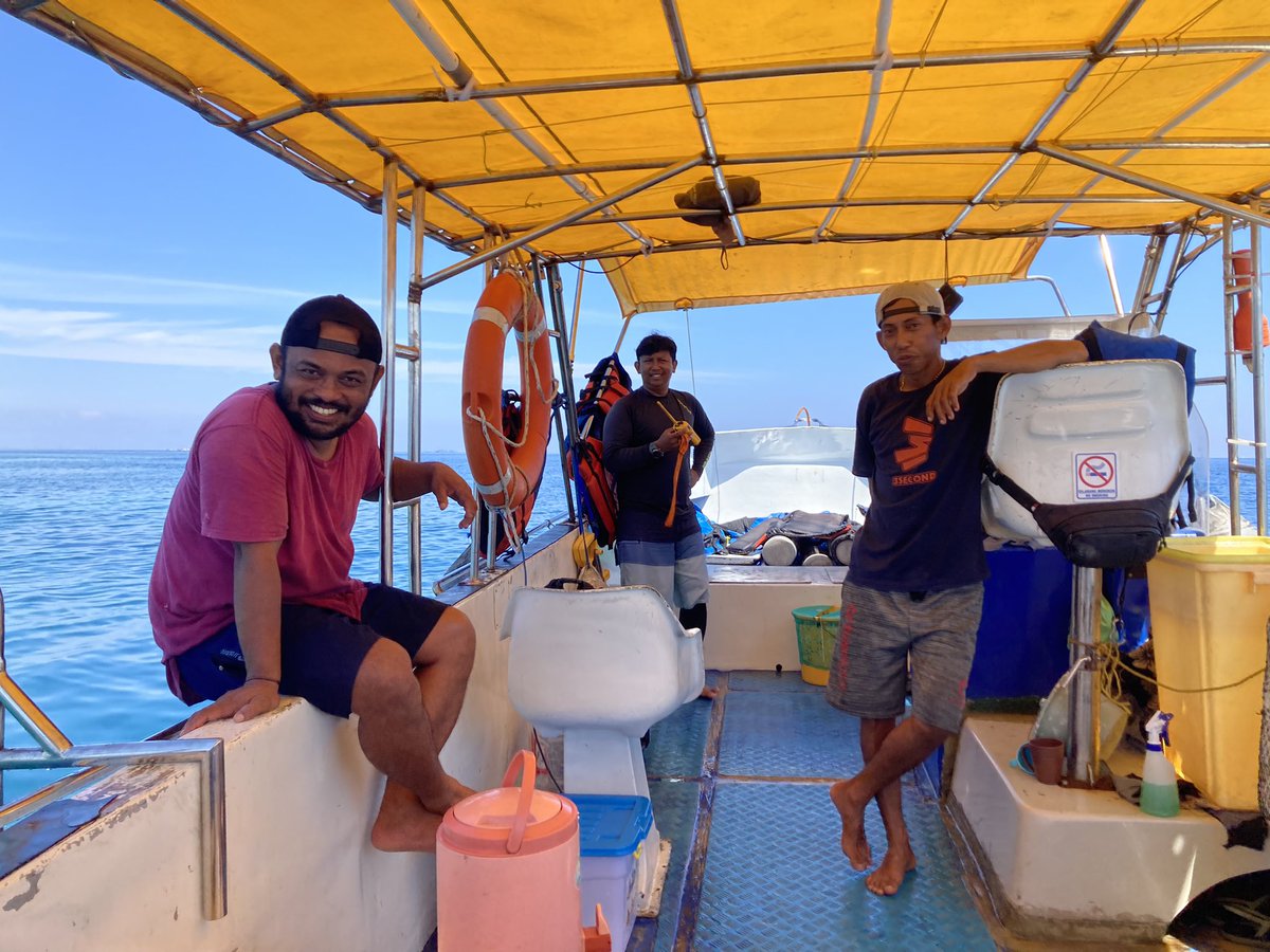 In my happy place 🌊 monitoring #ReefBudgets in the MARRS reef restoration project 🪸🪸🪸 With the best possible support team for science, laughs and tea 💙 thanks @shebahopegrows team and @TimACLamont for getting me involved in this exciting project 🙏