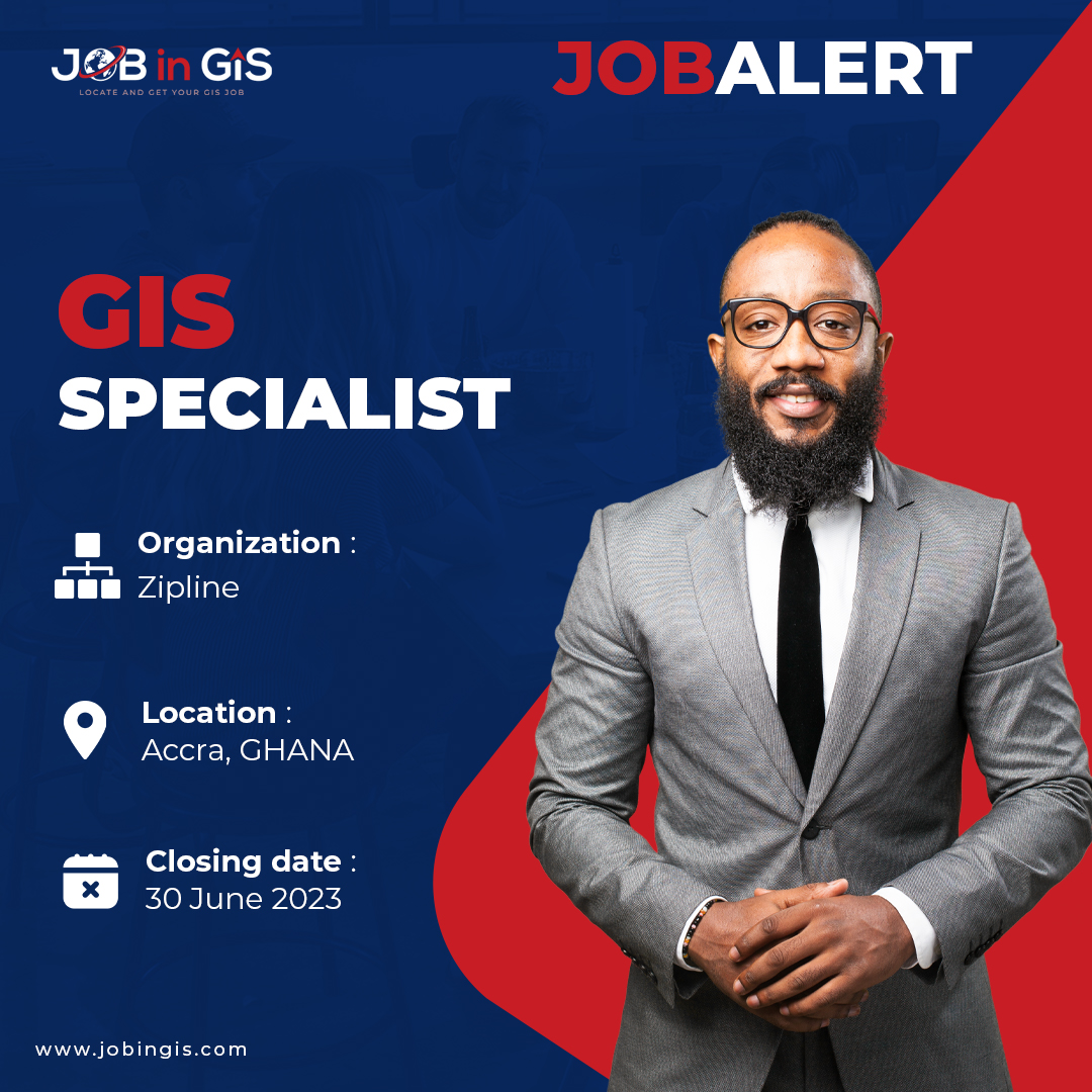 #jobingis : Zipline is hiring a GIS Specialist
📍Location : #Accra #GHANA

Apply here 👉 : jobingis.com/jobs/gis-speci…

#Job #jobseekers #jobsearch #cartography #Geography #mapping #GIS #geospatial #remotesensing #gisjobs #gischat