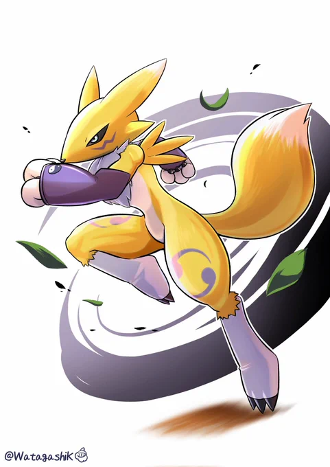レナモン #デジモン #Digimon