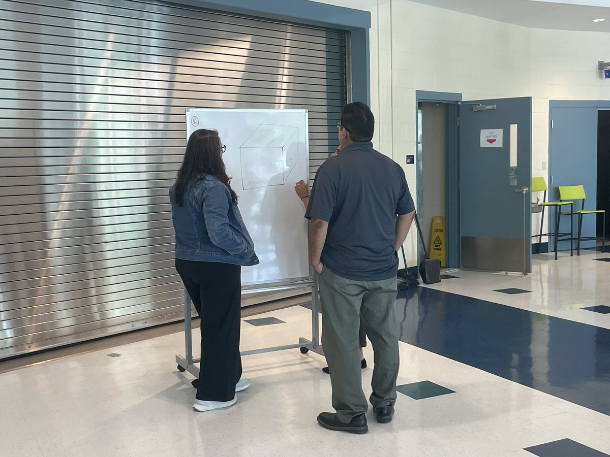 JFKPrincipalRiz's tweet photo. MPS MS STEM teachers engaged in a fun thinking task during yesterday’s PL. They deconstructed teacher moves that set conditions for student thinking. #liftingHQI #tictactoex3 #buildingthinkingclassrooms #verticallearningspaces #mpsadultlearners @PeterLiljedahl @MrsSTEMilford https://t.co/y9BU57dhTF
