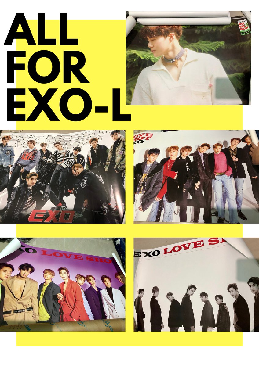 chansoobae_'s tweet photo. 🍒🐣 EXO SC FANCON TOUR FREEBIES 

Henlo~ I'll be giving away these EXO random, official posters on d-day, 20th of May (Sat)

🍒these are limited (50 pcs) &amp; will be folded since it's too bulky
🐣like and rt
🍒kindly provide any proof that you're a fan #EXOSCinManila #EXOSCinMNL https://t.co/UPmy8k4r7B