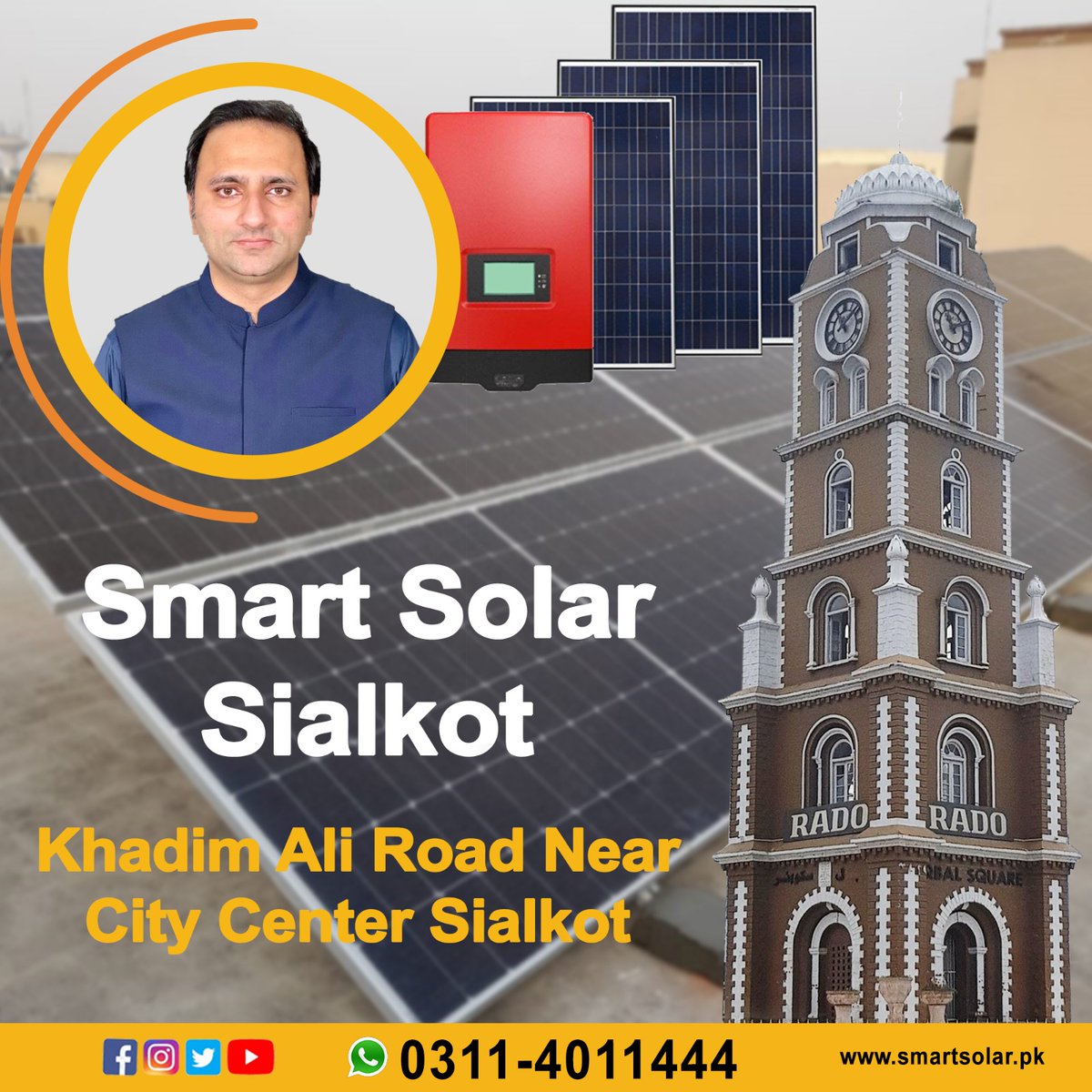 Solar System installed at Sialkot! 
Contact us for price and setup details!
#ChooseSolar #SMARTSOLAR
For more details please contact 0311-4011444
#SmartSolar #Solar #SolarPanels #SolarBatteries #SolarInverters #SolarInstallation #SolarHeater