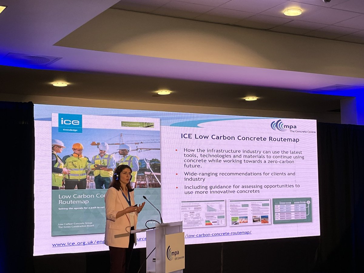 Excellent presentation by UK Concrete’s Noushin Khosravi on how to benchmark low carbon concrete.