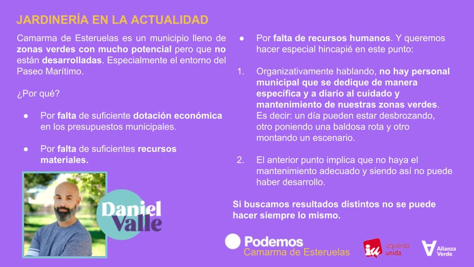 podemoscamarma's tweet photo. Propuesta de limpieza viaria Podemos-Izquierda Unida-Alianza Verde.📷📷
#PodemosCamarma
#28M https://t.co/DssBtOWP57