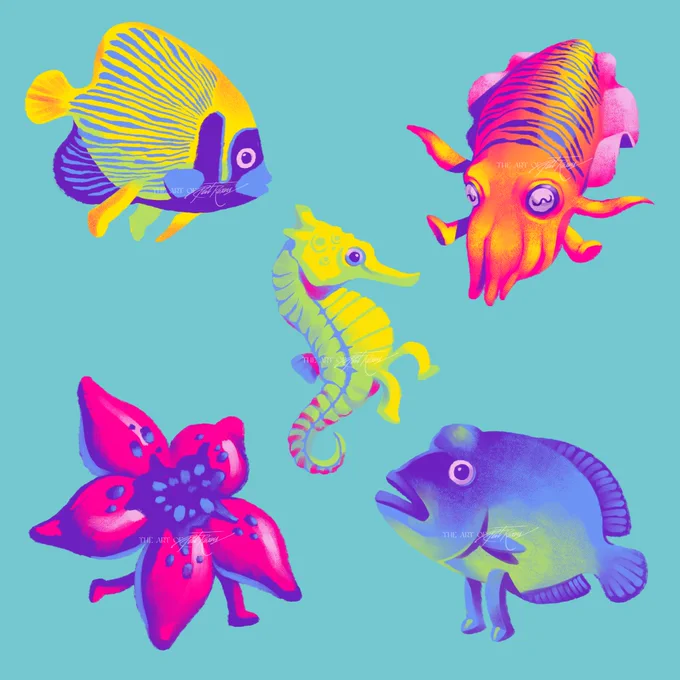 Coral Reef Comrades  #MerMay