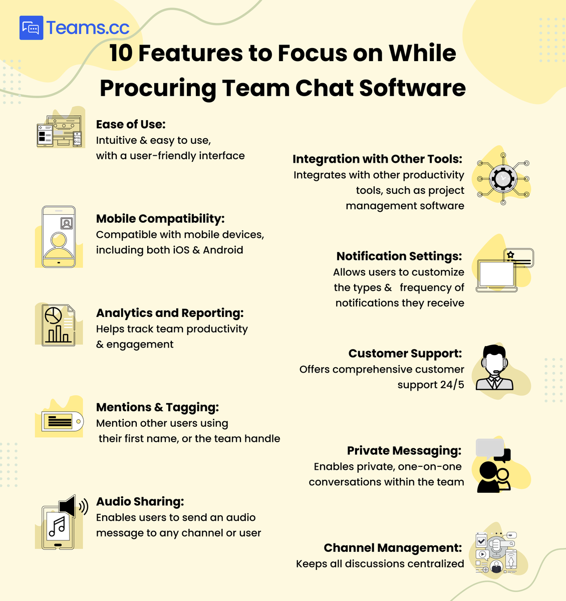 teamscc_500apps's tweet image. If you&apos;re in the market for team chat software, don&apos;t miss these 10 key features!

Visit: lnkd.in/gVd9gYeS

#TeamChat #Collaboration #TeamChatSoftware