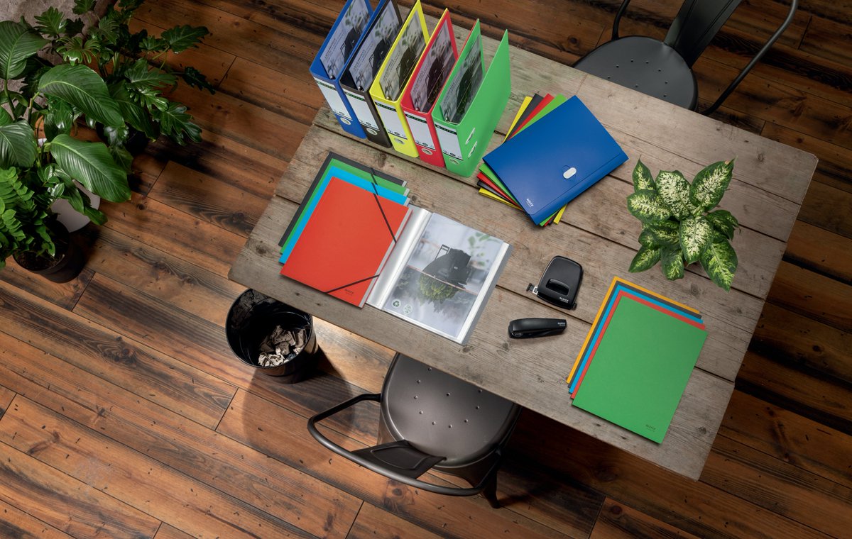 SMARTBUSUK's tweet photo. LEITZ RECYCLED COLOUR RANGE💜💚💙💛
The new Recycle range from Leitz can improve both the global environment – and your own. 
Every product in the range is climate neutral, 100% recyclable and made from a high percentage of recycled materials.

#Recycle #Leitz #natstatweek https://t.co/7C0HQgdVf7
