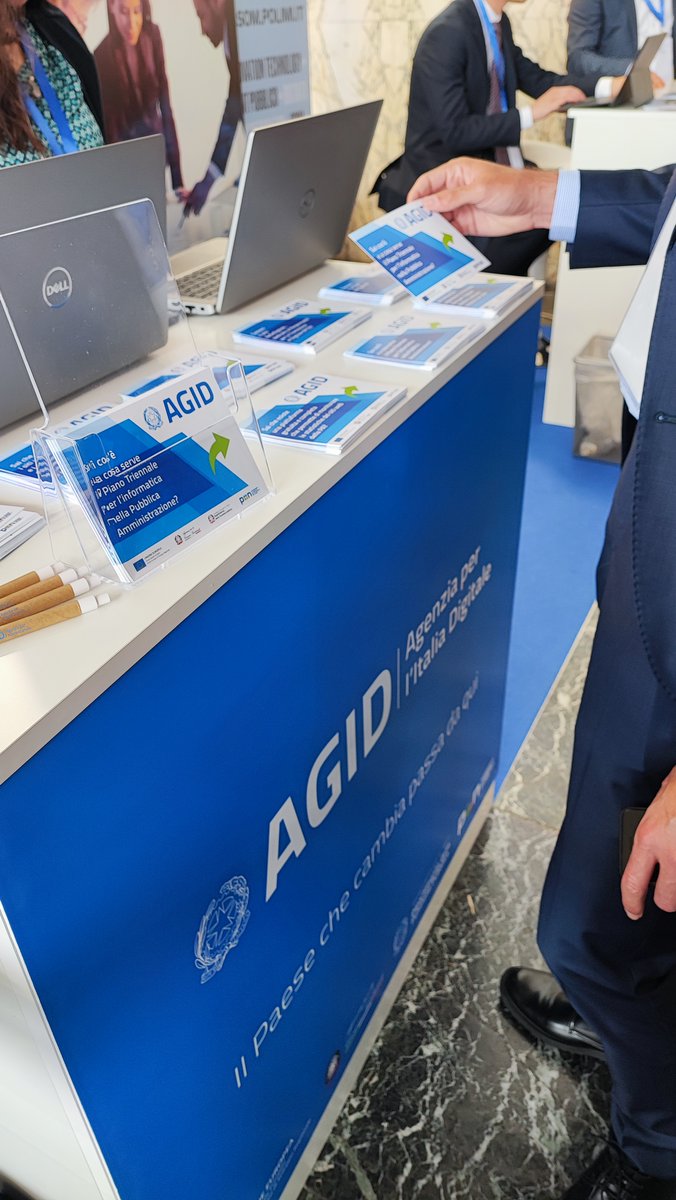 AGID (@agidgov) on Twitter photo Il Sottosegretario alla Presidenza del Consiglio per l'Innovazione <a href="/AlessioButti_/">Alessio Butti</a>, in occasione del suo intervento a <a href="/FPA_net/">FPA - FORUM PA - A DIGITAL360 Company</a>, ha incontrato i dipendenti e il Direttore Generale di <a href="/AgidGov/">AGID</a>, <a href="/IngNobile/">Mario Nobile</a>, presso lo stand allestito a Palazzo dei Congressi. Il Sottosegretario alla Presidenza del Consiglio per l'Innovazione <a href="/AlessioButti_/">Alessio Butti</a>, in occasione del suo intervento a <a href="/FPA_net/">FPA - FORUM PA - A DIGITAL360 Company</a>, ha incontrato i dipendenti e il Direttore Generale di <a href="/AgidGov/">AGID</a>, <a href="/IngNobile/">Mario Nobile</a>, presso lo stand allestito a Palazzo dei Congressi.
