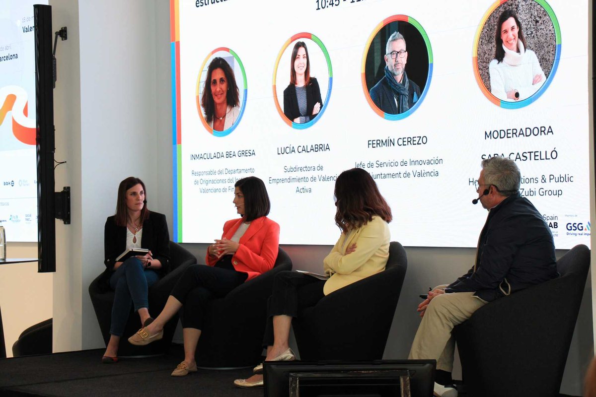 Zubi Group (@zubigroup) on Twitter photo 🔵 Roadshow “IV #CaminoalImpacto”
Sara Castelló ha moderado una mesa sobre el rol catalizador de la #financiación pública para empresas de #impacto.
📸 Han participado Inmaculada Bea Gresa (<a href="/GVAivf/">IVF</a>), <a href="/Calabria_Lucia/">Lucía Calabria</a> (<a href="/valenciactiva_/">València Activa</a>) y <a href="/FerminCerezo/">Fermín Cerezo</a> (<a href="/AjuntamentVLC/">Ajuntament València</a>). 🔵 Roadshow “IV #CaminoalImpacto”
Sara Castelló ha moderado una mesa sobre el rol catalizador de la #financiación pública para empresas de #impacto.
📸 Han participado Inmaculada Bea Gresa (<a href="/GVAivf/">IVF</a>), <a href="/Calabria_Lucia/">Lucía Calabria</a> (<a href="/valenciactiva_/">València Activa</a>) y <a href="/FerminCerezo/">Fermín Cerezo</a> (<a href="/AjuntamentVLC/">Ajuntament València</a>).