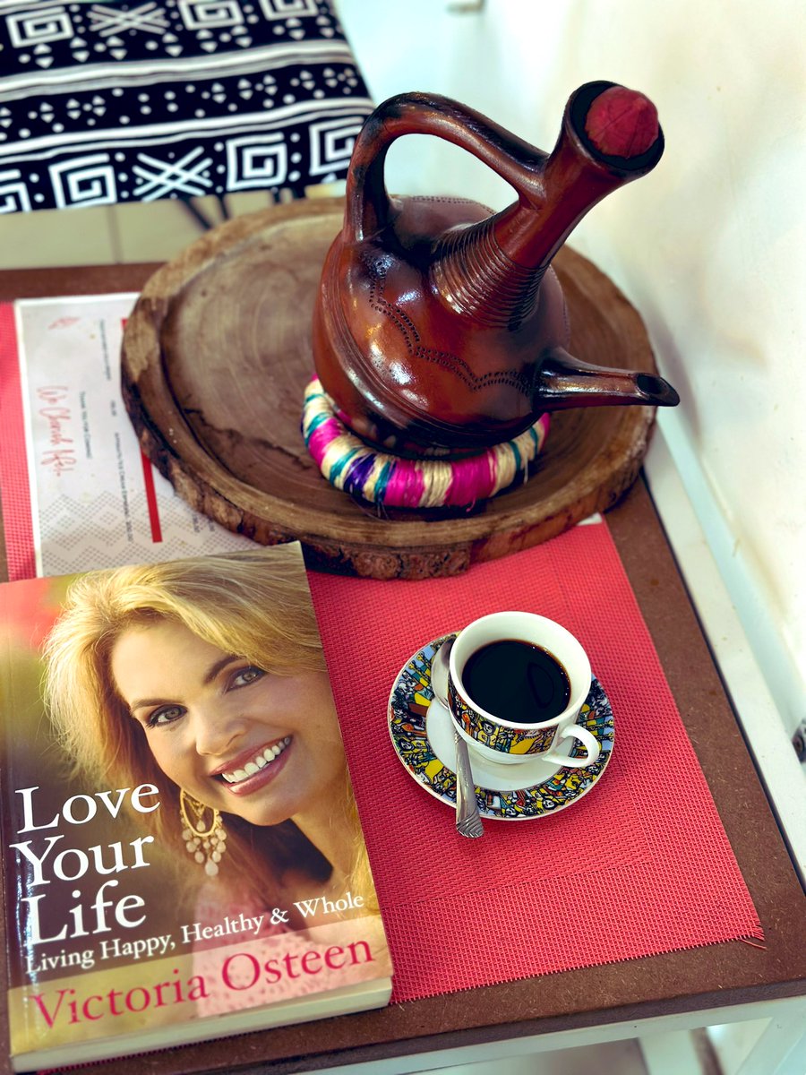 First stop in addis <a href="/CherishAddis/">CherishAddis</a> <a href="/SaraYirga/">Just-Coffee-ing 💚💛❤️</a> one of the best jebena coffee in town ☕️🤎.