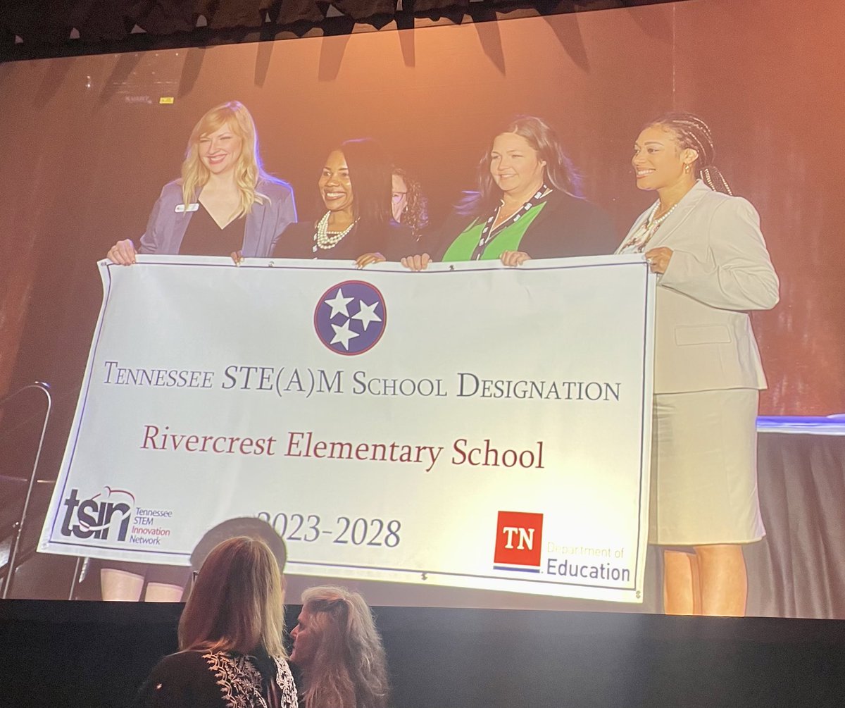 Wow! This is an incredible achievement for @RES_Redbirds. Our entire community (staff, students, PTO, local business partners, parents, and volunteers) joined in to support and work for this! I’m so thankful! #TNSTEM @theTSIN @TNedu #RESGameChangers