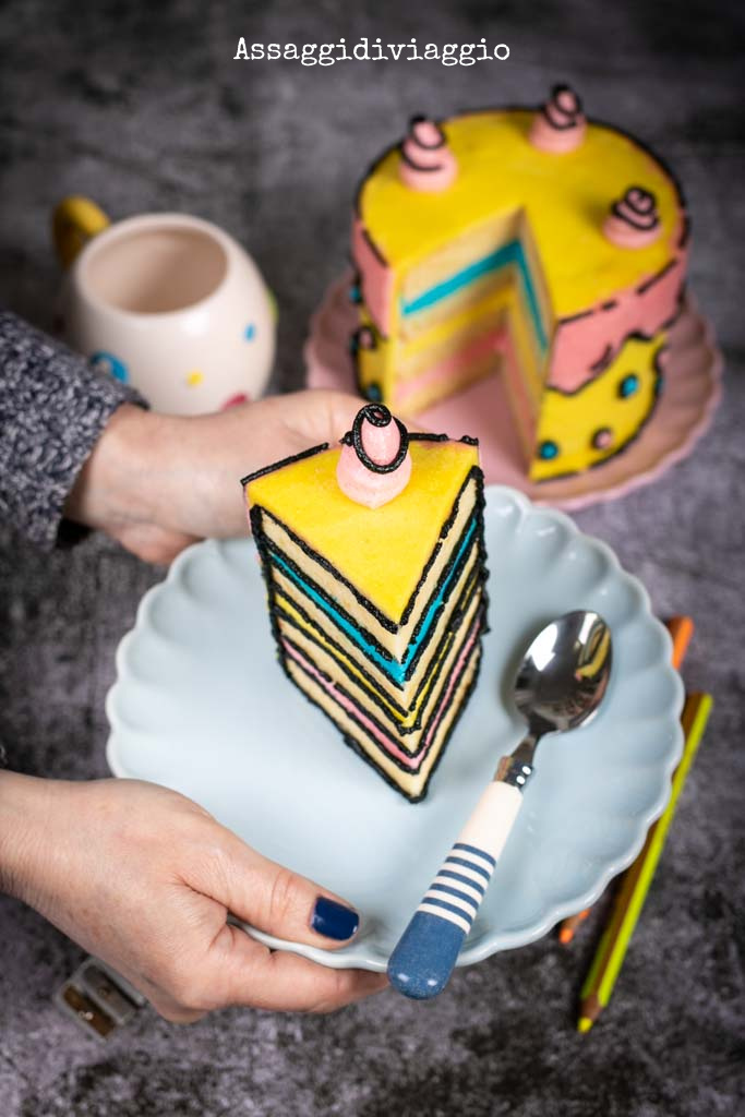 Assaggidiviaggi's tweet photo. Una #torta davvero originale è la comic cake o cartoon cake. Un #dolce che sembra uscito direttamente da un #fumetto. L'effetto è davvero realistico!
Qui la #ricetta (e non è nemmeno difficile): https://t.co/wnaxawLsMB
#comiccake #cartooncake #layercake https://t.co/6c4et8TgWQ