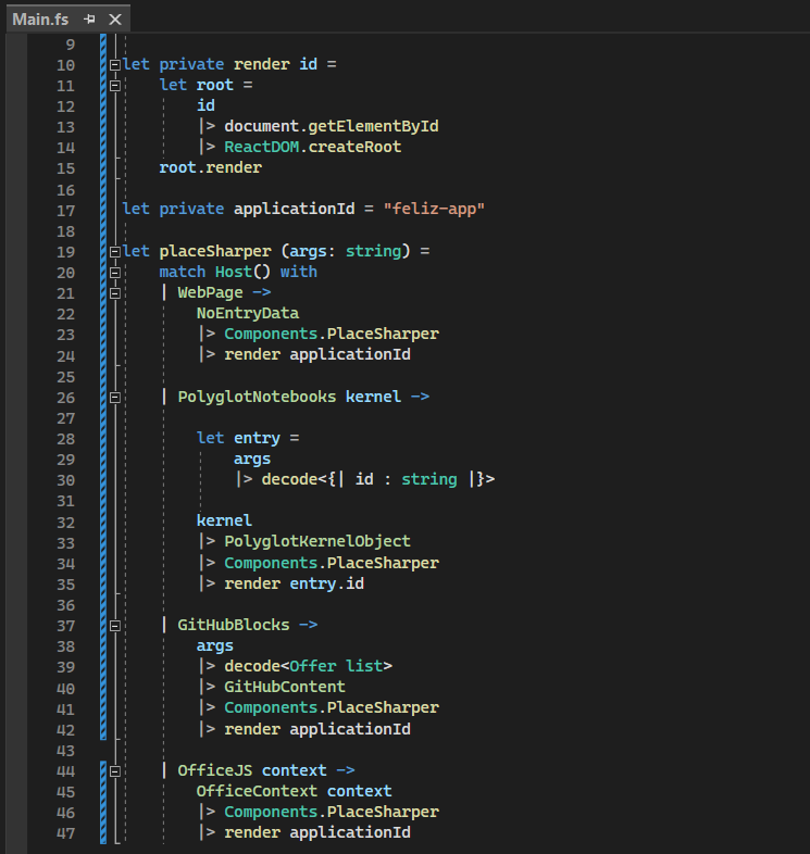 florence_dev's tweet photo. #fsharp @FableCompiler 

Many people ask me how I host the same Fable app in the browser, PolyglotNotebooks, GitHubBlocks and Office.

Mind it is PoC and not exaustive as I don't bother now when  superpowers will be mixed (like .NET Interactive in GitHubBlocks) https://t.co/jZZ74z6lkH