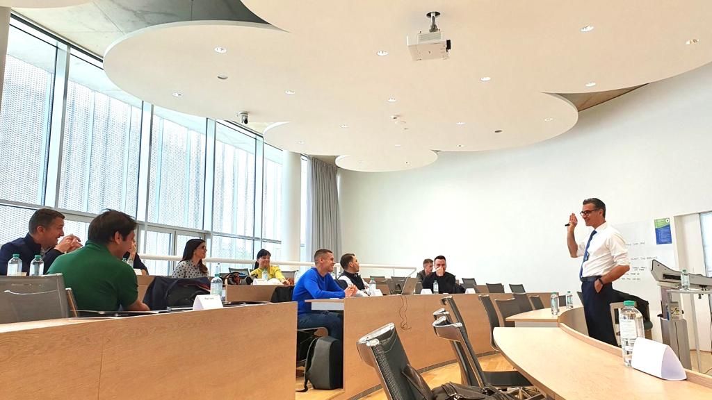 ESEM_BizSchool's tweet photo. Exciting week at @sdabocconi!

ESEM Business School participants explore Blue Ocean Strategy, guided by Prof. Marco Tortoriello. 

Immersive learning, strategic challenges, value creation, meaningful dialogues, and effective ESEM method ensure a transformative experience! https://t.co/5TGw6DKhUL