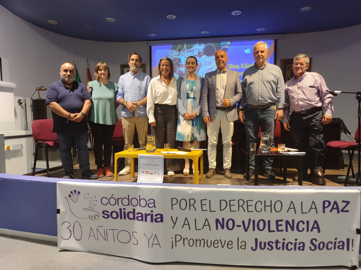 📮NdP: Debate electoral en el que partidos políticos de la ciudad responden a las demandas de @CordobaSolidari
🔸Debate político con @pp_cordoba, @Cs_Cordoba, @psoecordoba, @hacemos_cordoba y @Adelante_Cord

ℹ️ bit.ly/3IoIUrI
#NosVaelFuturoenEllo #MedidasCórdoba