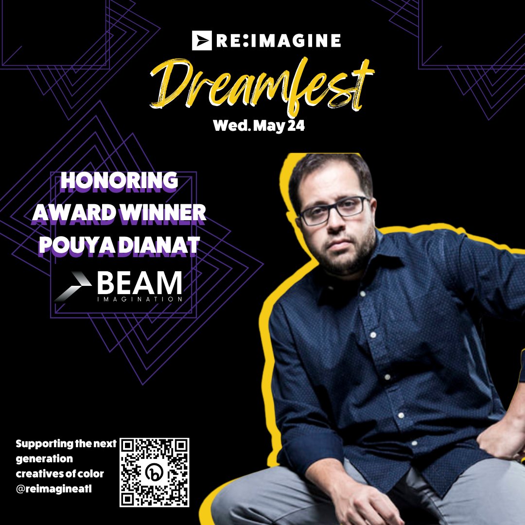 In one week we are honoring the brightest young creatives in Atlanta at Dreamfest 2023!  You do not want to miss experiencing their impactful expressions of art at this celebratory networking event.  Join us in congratulating Pauya Dianat as one of the honorees! #atlfilm