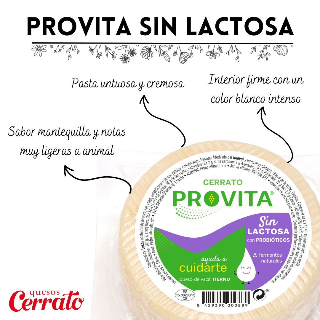 🧀Provita Sin Lactosa, elaborado con leche de vaca pasteurizada y probióticos LGG y BB-12, la cepa probiótica más documentada del mundo. Un valor añadido que nos ayudará a fortalecer nuestro sistema inmune.

¿Te atreves a probarlo?