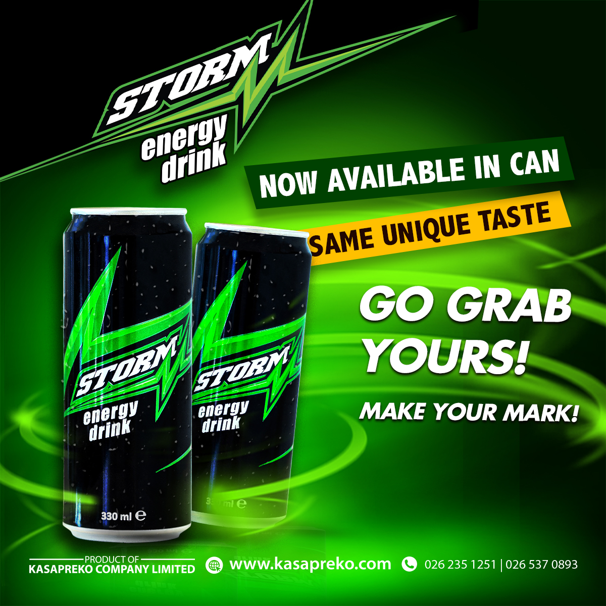 🌪️⚡️ Storm Energy Drink now in cans. Share your thoughts: Cans or Bottles? Let the controversy brew! #StormEnergy #CansVsBottles #Accra #vodafone #CitiCBS #bawumiah #UnitedShowbiz #TsatsiiMadiba