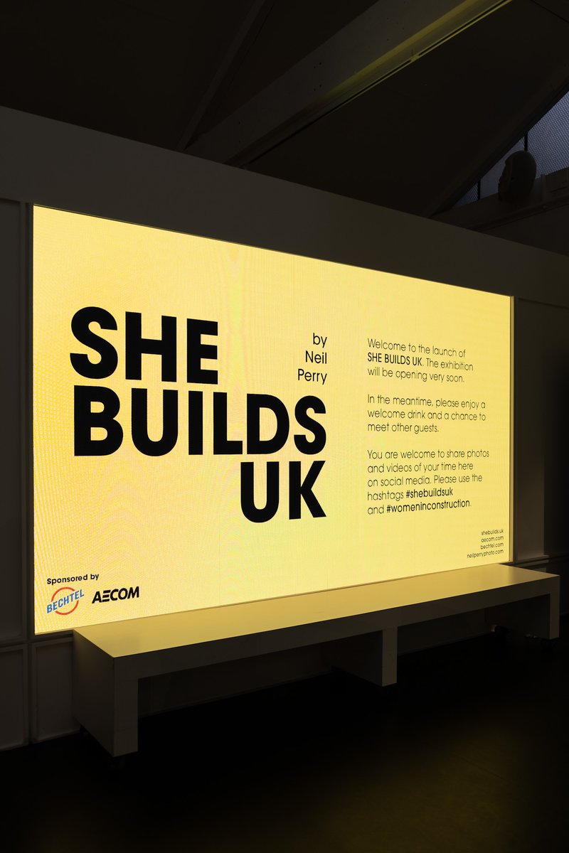 To Twitter I return.

I started a new photography-based venture at the end of last year and this week my sponsors (<a href="/AECOM/">AECOM</a> &amp; <a href="/Bechtel/">Bechtel Corporation</a>) and I officially launched it at The Building Centre in London.

Head to <a href="/SHEBUILDSUK/">SHE BUILDS UK</a> to learn more. 

#womeninconstruction 
#shebuildsuk