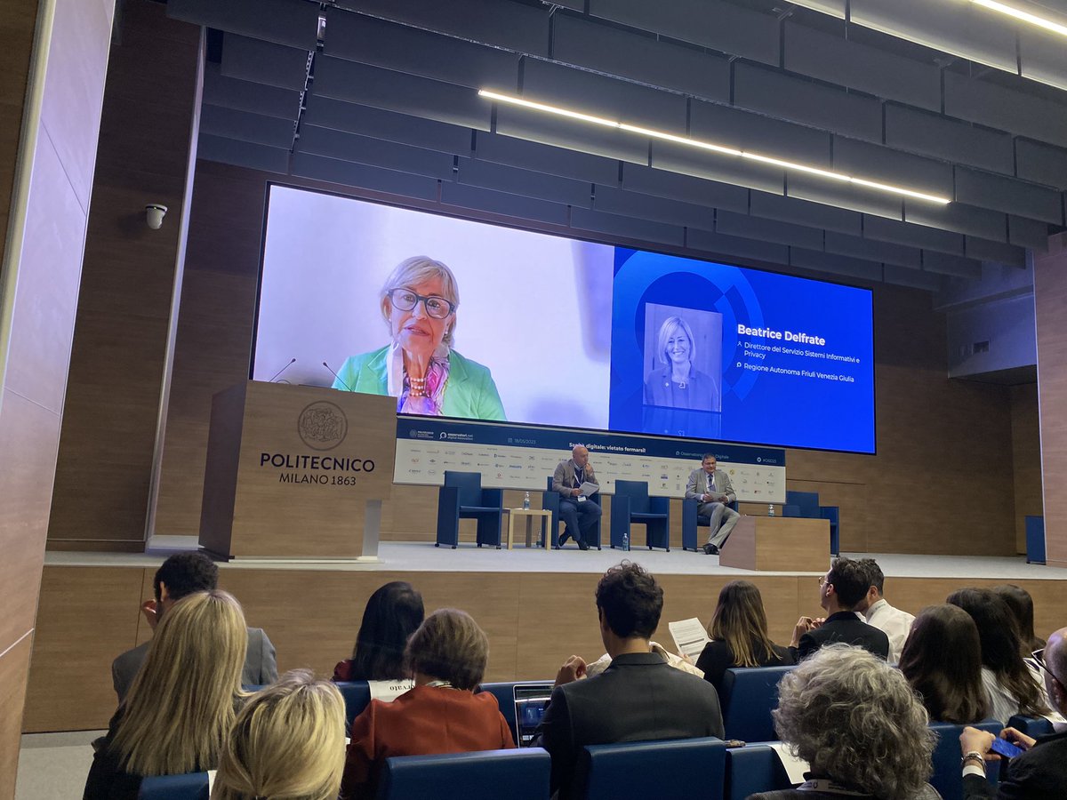 Beatrice Delfrate spiega qual è la strategia regionale in #FriuliVeneziaGiulia e quali sono le progettualità in corso sui temi della generazione di dati strutturati, la loro raccolta e valorizzazione (es. progetto di Cartella Clinica Elettronica regionale) #OSD23