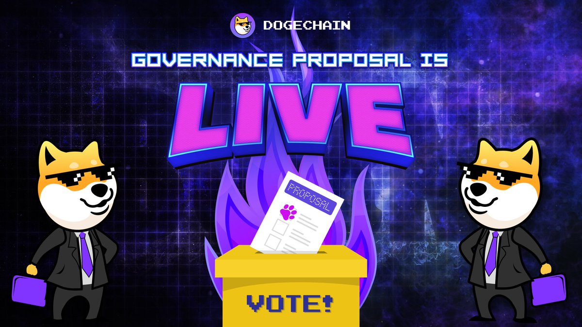 Tokenomics Governance Proposal is LIVE - Tiered Burn 🔥

Vote now!

Do you wish the Dogechain foundation to implement a tiered burn of the unreleased $DC supply YES/NO ✅ ❌ 

 🗳 Full proposal overview and vote:

🌐 dogegress.dog

⚠️ How to vote 👇

1. Read the details