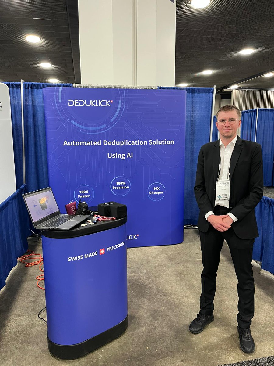 Looking forward to seeing you all today at #MLASLA2023

Come and see us at booth #627 Punch Enter button as hard as you can and see what happens. Win the backpack and Swiss chocolates!

 #medlibs #Deduklick #SystematicReview