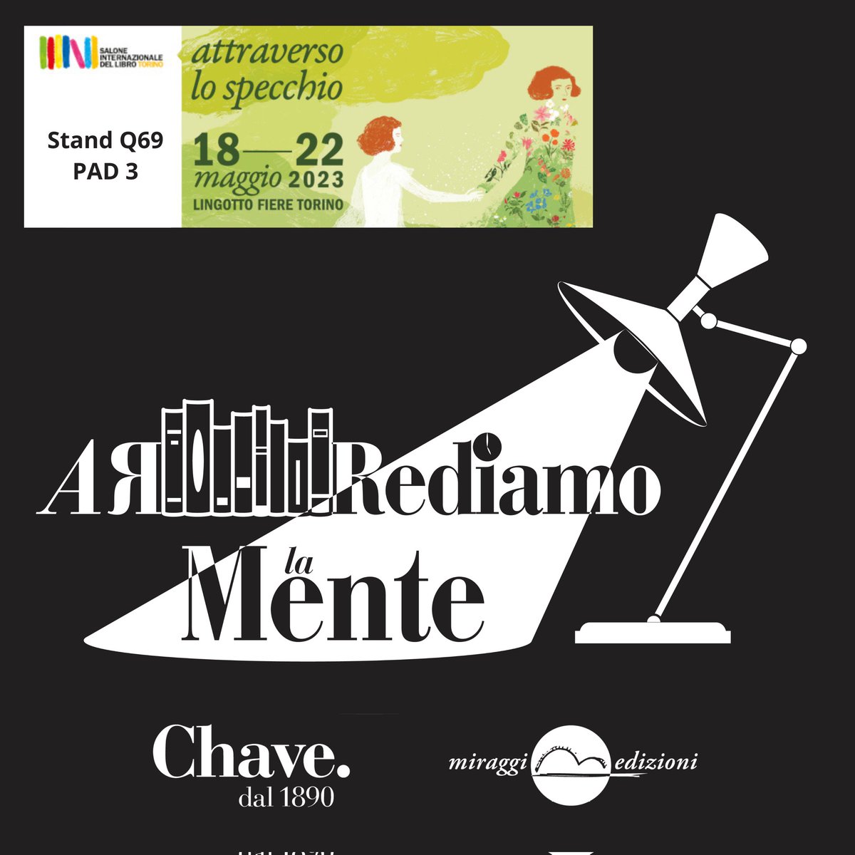 Da oggi con <a href="/MiraggiEdizioni/">Miraggi Edizioni</a> mi/ci trovate al <a href="/SalonedelLibro/">Salone Libro Torino</a> stand Q69 Pad3 #salto23 #salonedellibro #librinecessari #libridamare #libridaleggere #editoriaindipendente #amoleggere #librichepassione #narrativaceca #lettoridiqualità #libridivalore