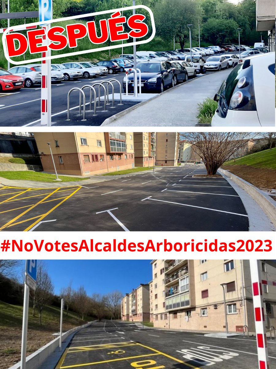 artiakolagunak's tweet photo. ⚠️#Irun pierde otra #ZonaVerde para construir un #Aparcamiento en c/#MiguelDeAmbulodi del #Barrio #Lapitze.
Lo que según @Irun_informa era #Provisional ya es #Permanente.
Es el #IrunInsostenible de @jasantano que asfalta #Parques y #Tala #Árboles.
#NoVotesAlcaldesArboricidas2023 https://t.co/V9BuF9DBjD