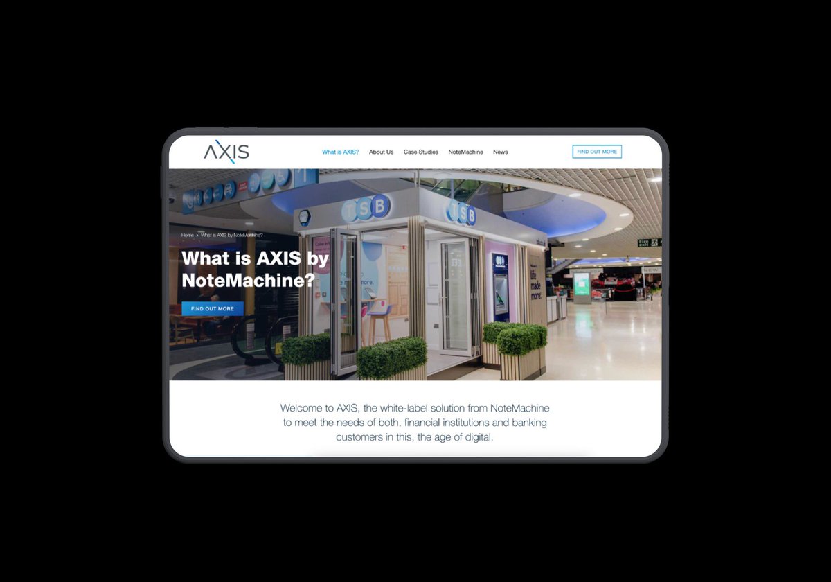 JerboaMedia's tweet image. New website build for launch of AXIS brand.