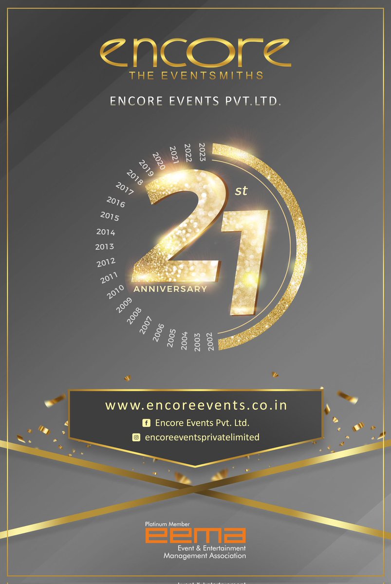 Encore is a Promise - A Promise of crafting novelty in each event. 💫✨ We provide the perfect setting to reflect your event your way.
@KNOCK_U
#celebratingsuccess #eventplanner #eventmanagement #eventmanagementcompany #wedding #weddingplanner #besteventplanner