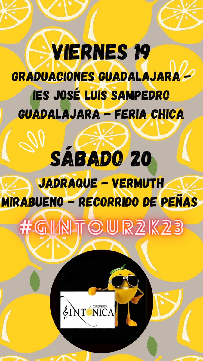 🌟RUTA DEL FIN DE SEMANA🌟

🍋🍋🍋🍋🍋🍋🍋🍋🍋🍋🍋🍋

 #Guadalajara #Charanga #Party #music